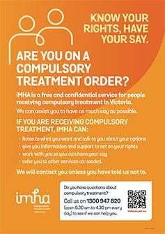 Independent Mental Health Advocacy – Know your rights poster ""